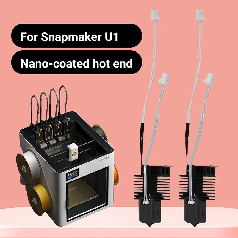 Hardened 0.2mm Nozzle Hot End Kit For 3D Printer Upgraded Wear Resistant Accessory - Image 1