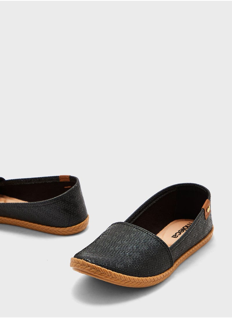 MOLECA - Logo Detailed Espadrilles - Image 1