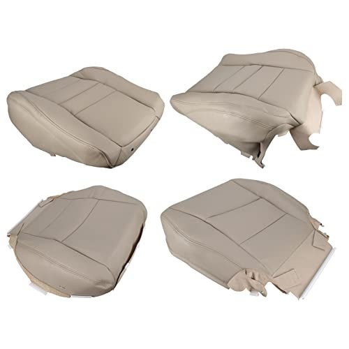 AUTOKAY Seat Covers, Driver & Passenger Bottom Top Seat Cover, Car Seat Covers Front Seats, Car Seat Cover Fits for Honda Accord 2008 2009 2010 2011 2012-Tan - Image 2