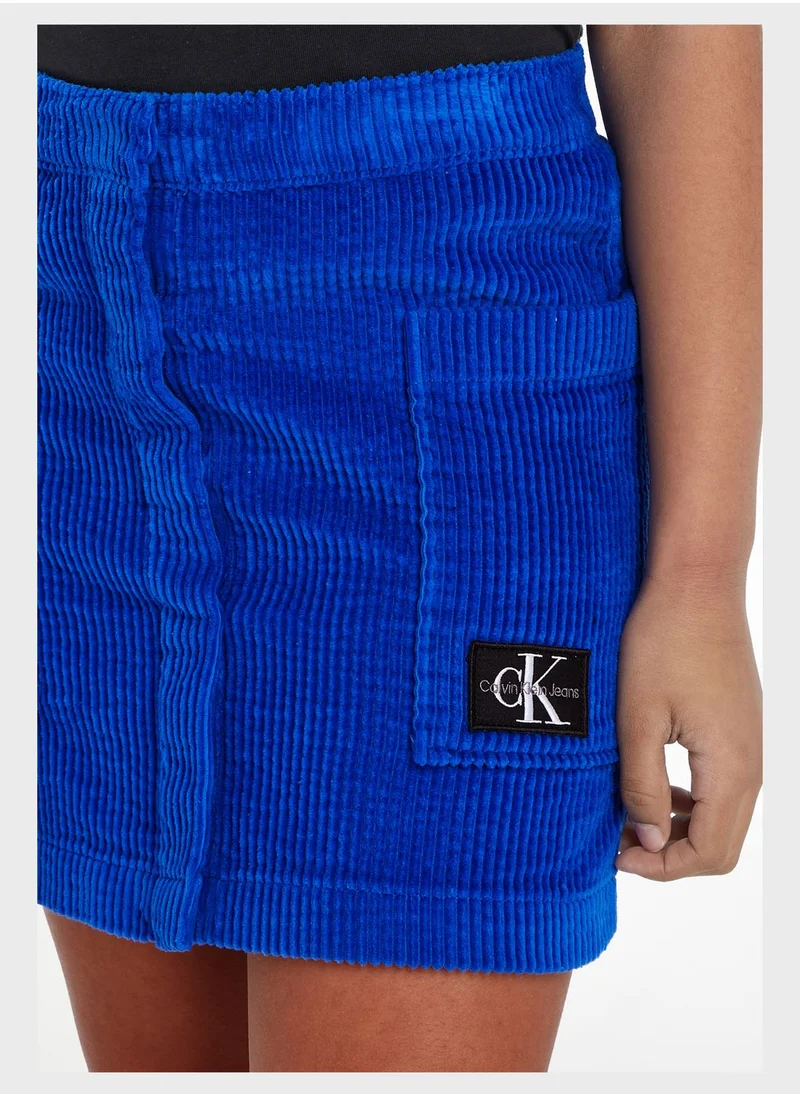 Calvin Klein Jeans Kids Logo Midi Skirts