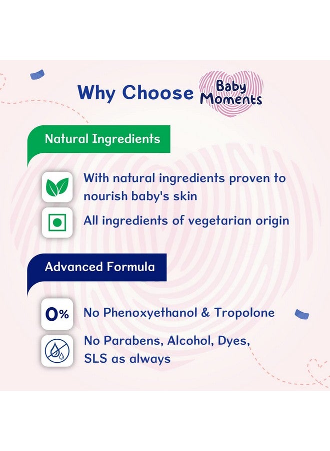 Chicco Baby Moments Baby Caring Gift Pack (Pink) With 7 Baby Skincare & Haircare Products | Baby Care Gift Set For Newborn Baby Shower, New Parents, And Birthdays | Phenoxyethanol Free - Image 4