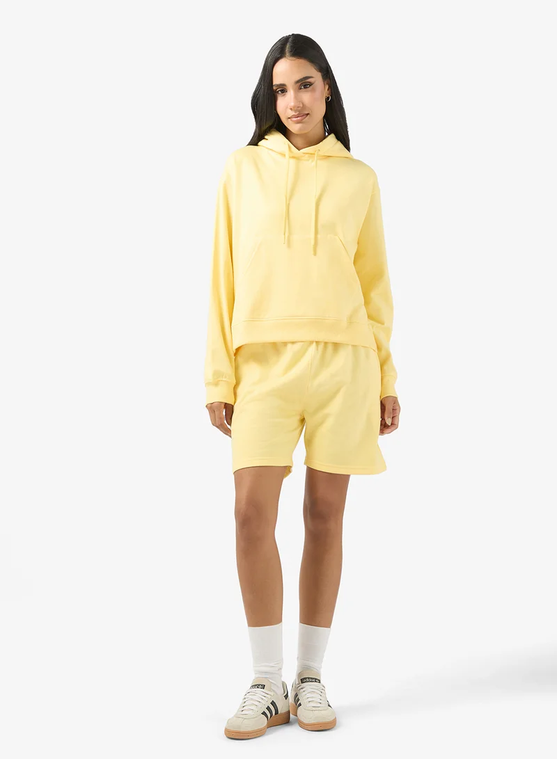 Ginger Basics Crew Neck Fleece Sweatshirt & Short Set