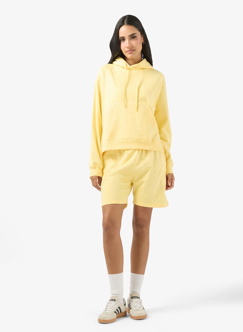 Ginger Basics Crew Neck Fleece Sweatshirt & Short Set - Image 1
