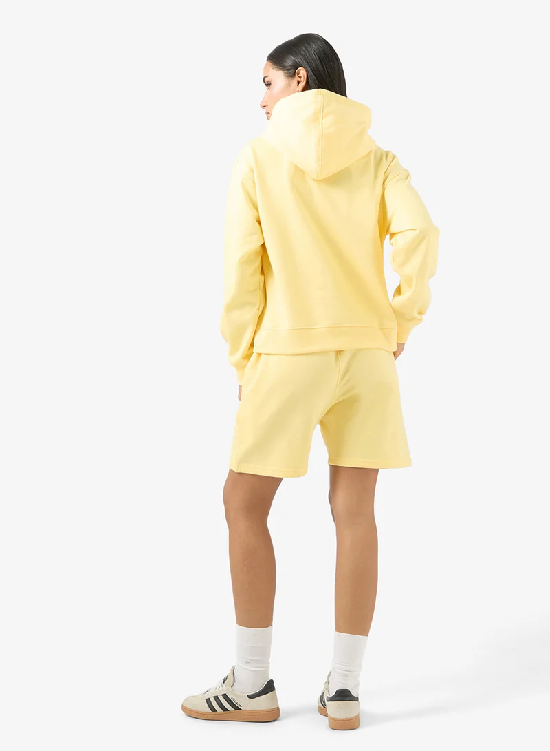 Ginger Basics Crew Neck Fleece Sweatshirt & Short Set