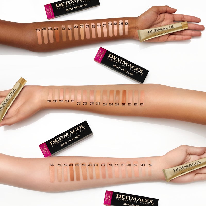 Dermacol - Full Coverage Matte Foundation with SPF 30, Waterproof Foundation for Oily Skin, Acne, & Under Eye Bags, Long-Lasting Makeup, 30g - Shade 211 - Image 5