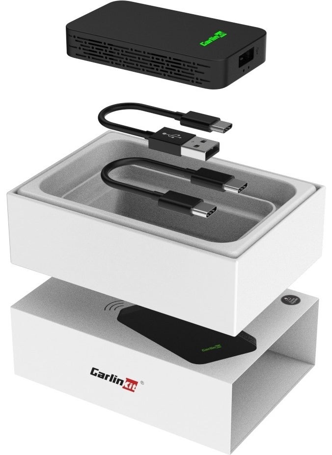 Carlinkit - 5.0 2AIR 2 In 1 Android Auto & Apple Carplay 2023 Latest Version Wireless Wireless Adapter (CPC200-2AIR) - Image 1