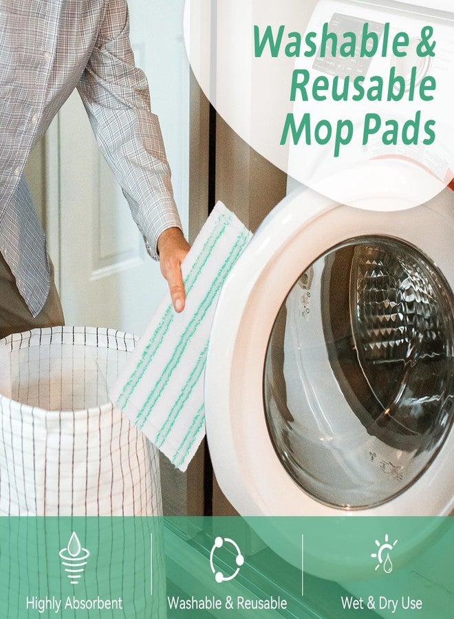 SavStor Microfiber Mop Pads Replacement for Quick Shine Hard Surface Floor Polish Mop: Washable & Reusable Pad,Wet Dry HardFloor Cleaning Refills Pad（2 Pack） - Image 5