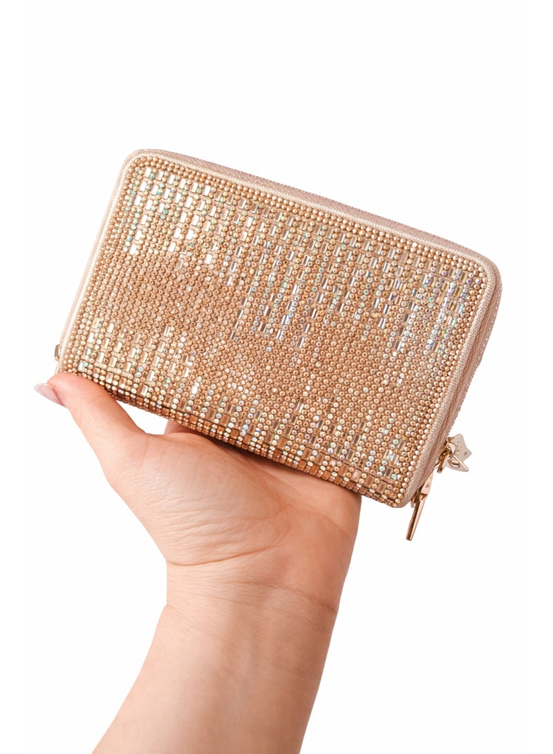 Women’s Small Clutch Wallet with Zipper – Elegant Hand & Shoulder Evening Bag for Special Occasions - Image 2