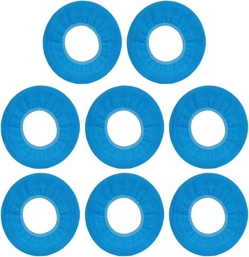 GANAZONO 8 قطع أغطية مقاعد المرحاض القابلة للتصرف مرنة قابلة للتنفس للاستخدام المنزلي وفي الهواء الطلق خفيفة الوزن - Image 1