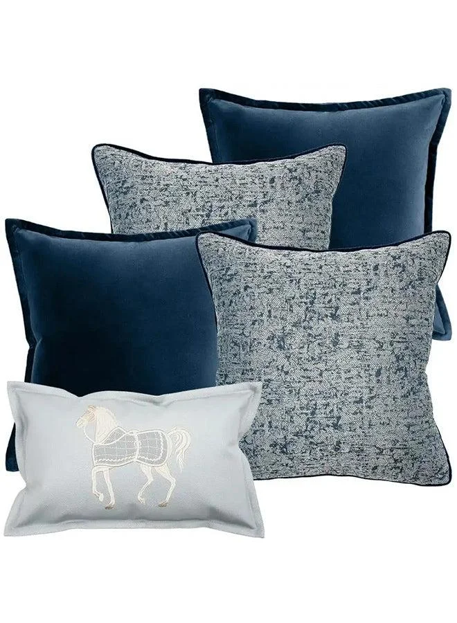 KNOT HOME Cushion John Bundle (with filler) Pillow Knot Home Cover Set for Modern Sofa Contemporary Living Room Bedroom and Office Soft Washable