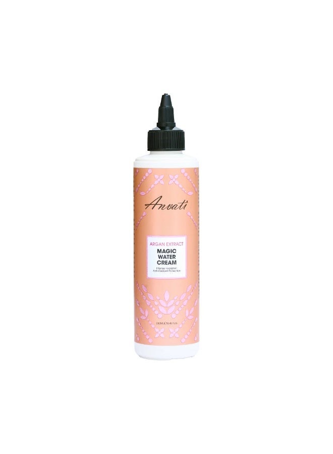 Anvati Argan Extract Magic Water Cream 250ml – Deep Hydration Hair Treatment for Dry & Frizzy Hair, Lightweight Moisturizer with Oil for Shine, Smoothness & Silky Softness - Image 1