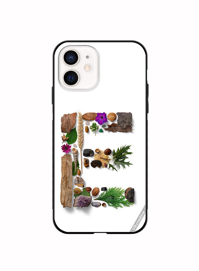 VR CREATIVE Protective Case Cover For Apple iPhone 11 Alphabet E Design Multicolour - Image 1