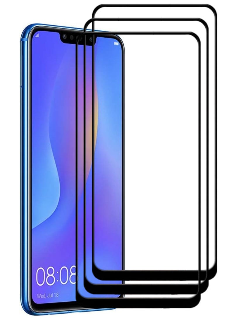 ACLIX 3 Pieces Antistatic ESD Dustproof Premium Quality High Definition Tempered Glass Screen Protector Designed For Huawei nova 3i - Image 1