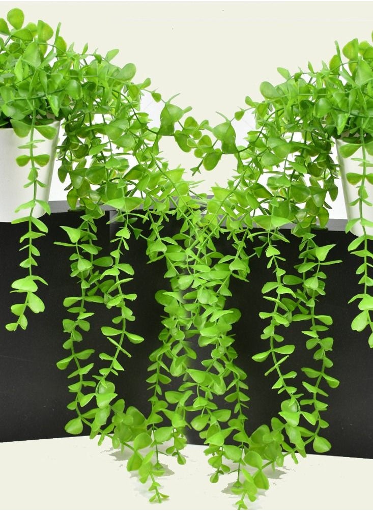 2-Piece Artificial Trailing Plant In White Pot