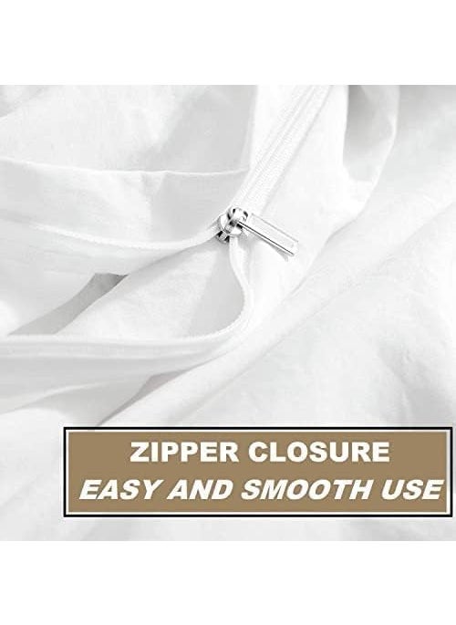 SLAZIE Slazie 300 TC Premium Glace Cotton Duvet Cover with Zipper Single Size Razai CoverDohar Cover for Single BedQuilt Cover WinterWarm StuffSingle Dohars90x60 InchesBrown MulticolorNDV 010  - Image 3