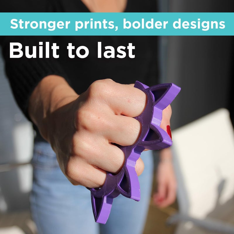 polymaker PLA PRO Filament 1.75mm 1kg, Tough & High Rigidity Purple 3D Printing Filament, PolyLite PLA PRO 3D Printer Filament 1.75mm, Print with Most 3D Printers - Image 2