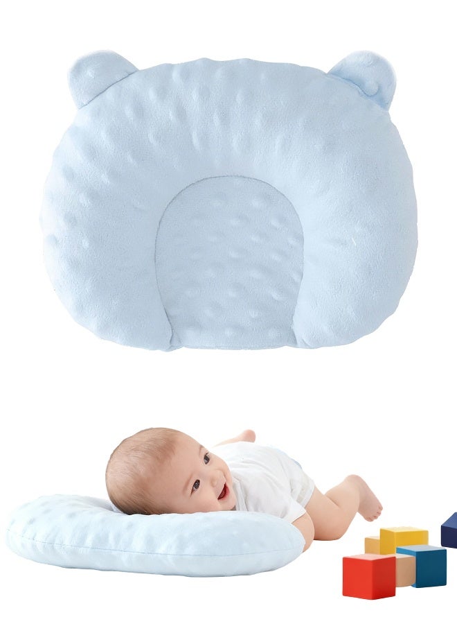 Portable Baby Pillow – Adjustable Ergonomic Pillow with Cute Heart Design, Soft Breathable & Hypoallergenic Pillow for Newborn Sleeping, Prevents Flat Head, Cozy & Washable - Image 1