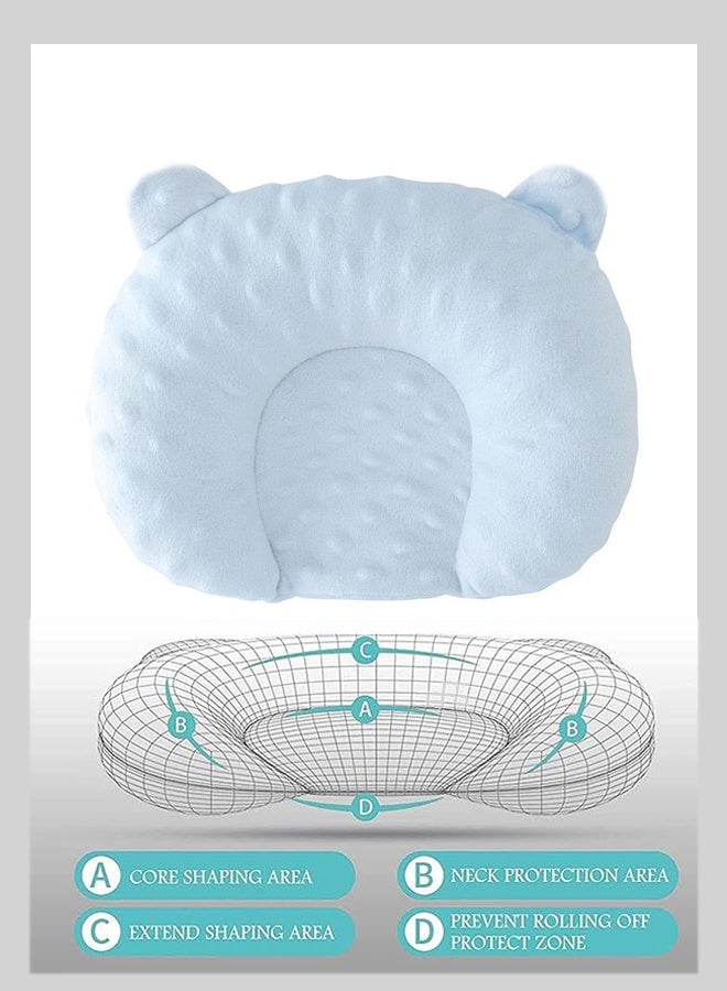 Portable Baby Pillow – Adjustable Ergonomic Pillow with Cute Heart Design, Soft Breathable & Hypoallergenic Pillow for Newborn Sleeping, Prevents Flat Head, Cozy & Washable - Image 5