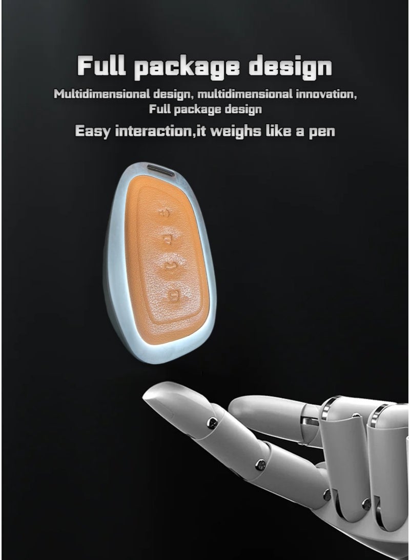 harvard Suitable for Haval car key protector, which perfectly wraps and protects car keys. It is wear-resistant, simple, elegant, fashionable and beautiful. - Image 4