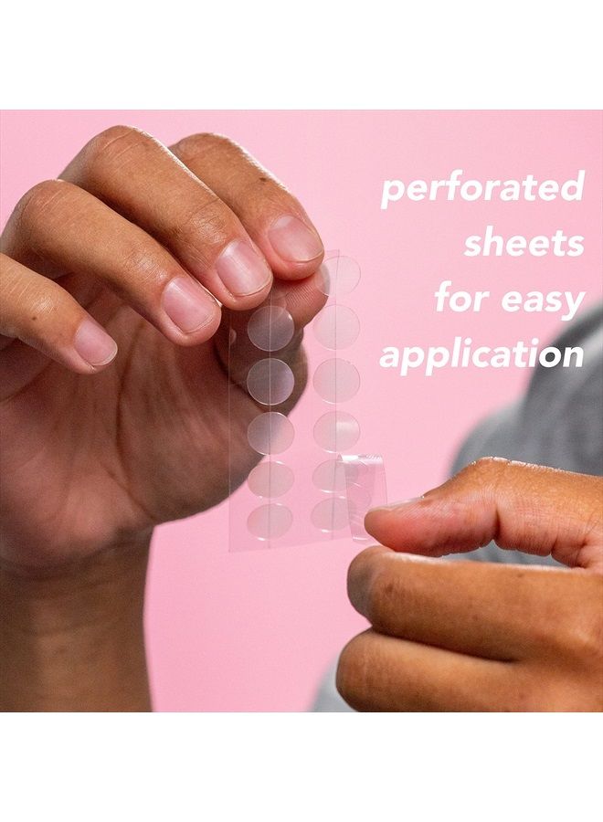 MARIO BADESCU رقعة تجفيف لتغطية العيوب، علاج غير مرئي للبقع، يمتص طوال اليوم، مادة البوليمر اللاصقة مع فيتامين سي، نباتية وخالية من القسوة، تثبيت قوي (60 رقعة، 12 مم)، شفافة - Image 4