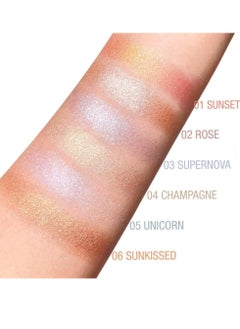 Tintark Cream Highlighter Makeup Palette Glow Highlighters Makeup Powder Suit for Cheeks Body Eyeshadow Silver Light Pink Rose Gold Purple Champagne Vegan Talc Free 02  - Image 4