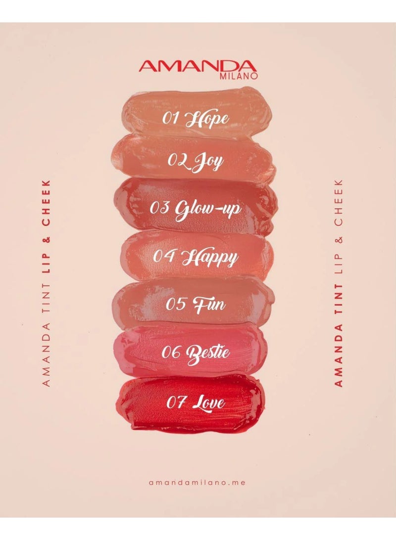 Amanda Amanda tint lip & cheeks 3 Glow - Image 2