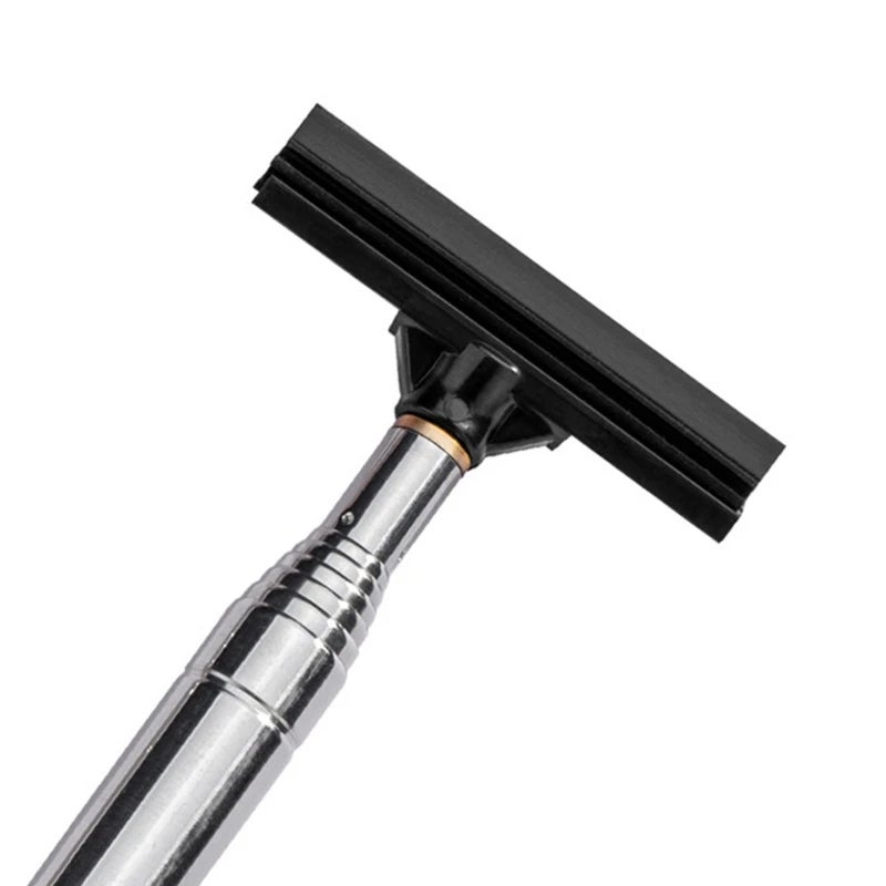 Car mirror wiper stainless steel telescopic rod window glass defogging scraping cleaning car wiper plate - Image 2