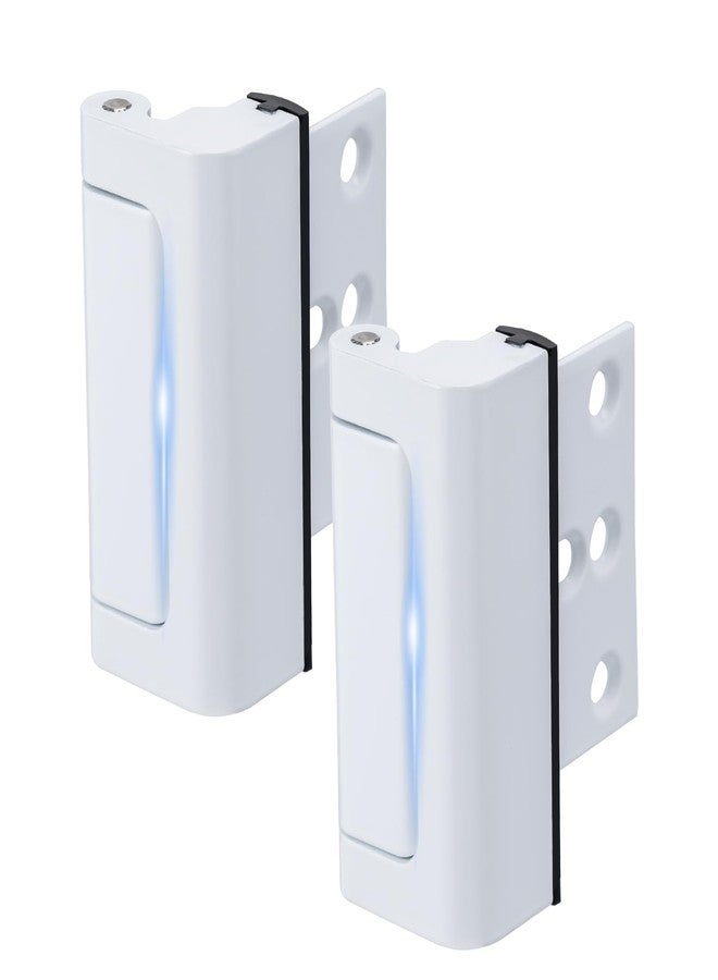Husfunov Home Security Door Lock Home Security Door Lock 2PCS White - Image 1