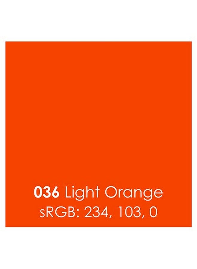 ORACAL 651 Glossy Permanent Vinyl 12 Inch X 6 Feet Light Orange 