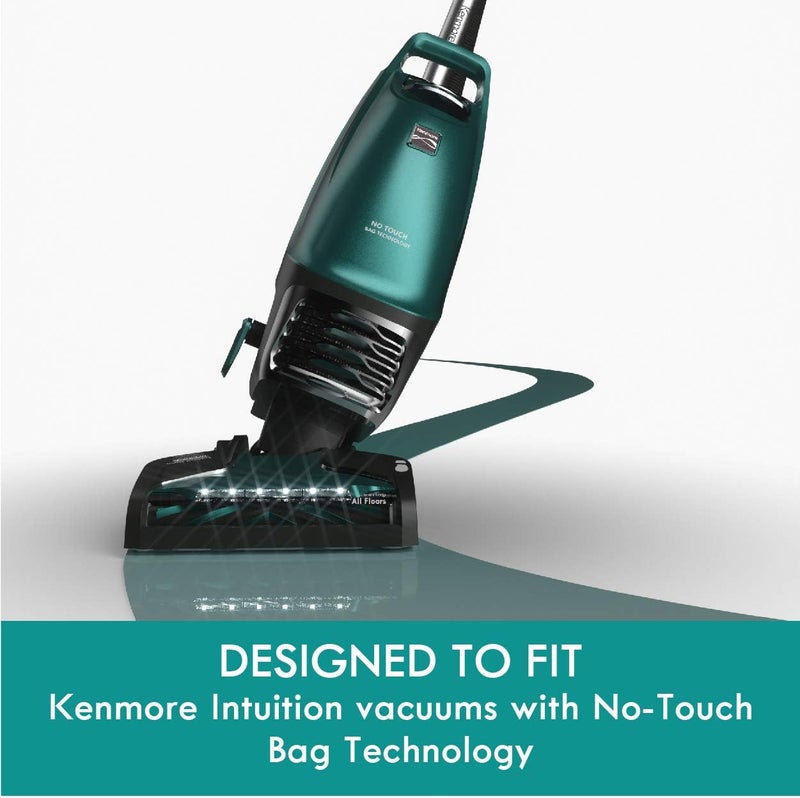 Kenmore أكياس كينمور IB600 HEPA البديلة لجهاز الشفط العمودي Intuition لأجهزة BU4022 BU4020 BU4018 BU4050 BU3040 باللون الأبيض - Image 3