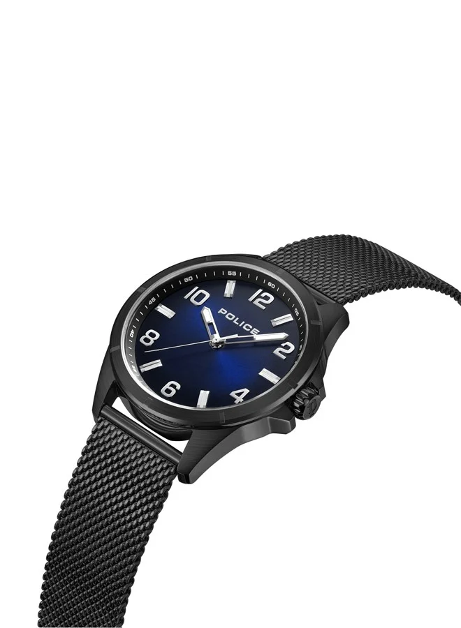POLICE Men's Analog Round Shape Stainless Steel Wrist Watch PEWJG0018303 - 45 Mm