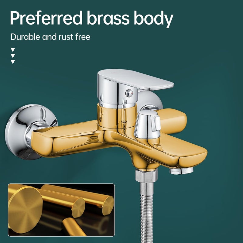 BRIMIX Shower Mixer Tap with Handheld Shower Head - Image 2