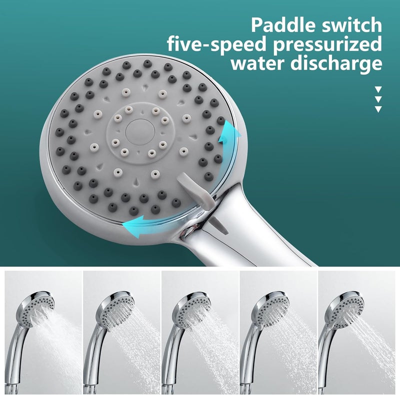 BRIMIX Shower Mixer Tap with Handheld Shower Head - Image 5