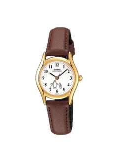 Leather Analog Watch LTP-1094Q-7B9RDF