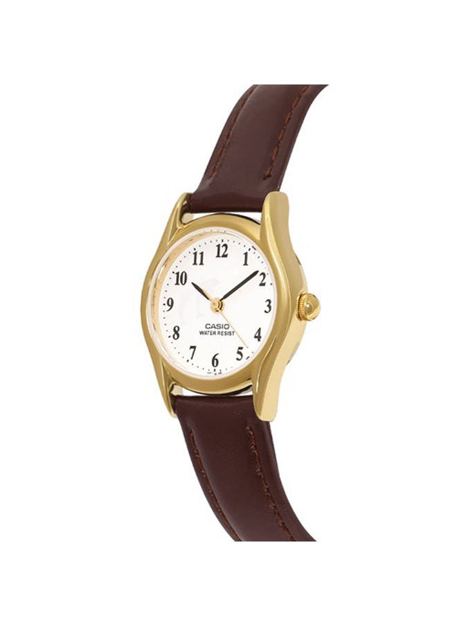 CASIO - Leather Analog Watch LTP-1094Q-7B9RDF - Image 1
