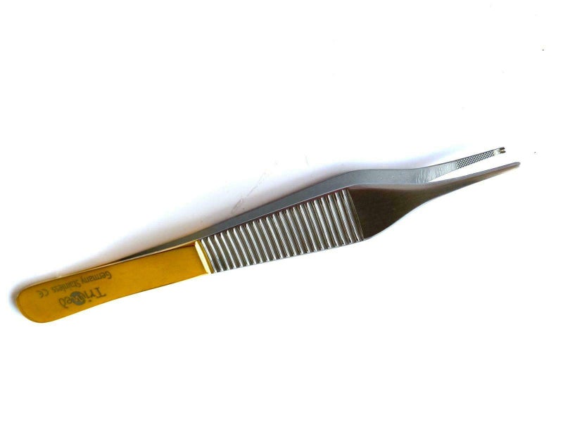 MedTool TC ADSON Tissue KOCHER Forceps 1X2 Teeth 475 with Tungsten Carbide Inserts