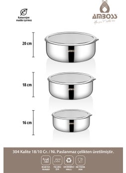 6 Piece Little Prime Stainless Steel Storage Box - pzsku/ZFF44FD4055ABD6E06358Z/45/_/1739910619/acb8f253-86d6-4400-a6fd-7c412469fd50