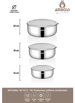 AMBOSS 6 Piece Little Prime Stainless Steel Storage Box  - Image 3
