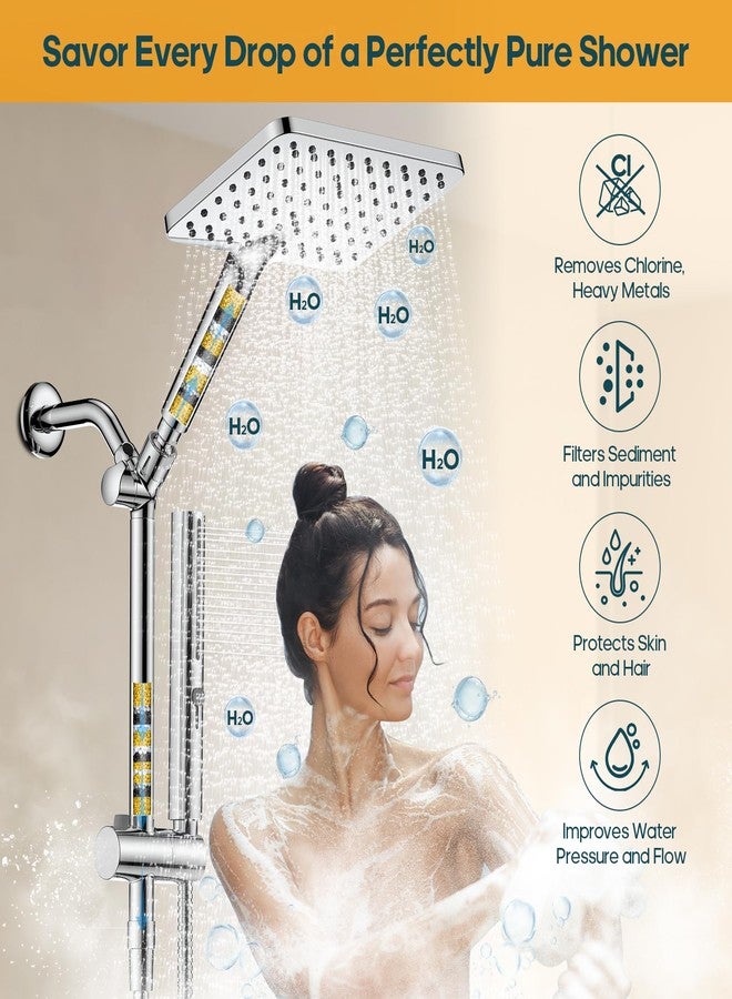 Hombeter Shower Filter Replacement - 2-Pack Multi-Stage Cartridge for Hard Water, Removes Chlorine and Harmful Substances - Image 4