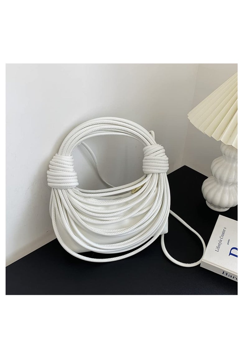 Excefore حقائب كتف نسائية، محفظة كلاتش نسائية، حقيبة يد عصرية، حقيبة صغيرة، حقيبة جلدية مسائية بسحاب - Image 4