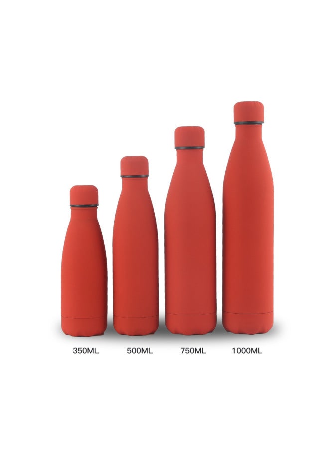 Flask American Small Slipper Cup Portable Vacuum Rubber Paint Coke Bottle Stainless Steel Thermos Cup