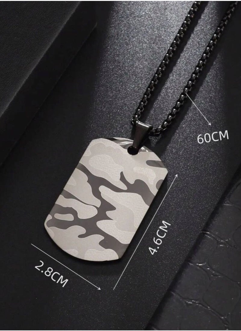 JewelryEveryday Elegant Black Necklace For Men Size 23.6 Inch  - Image 5
