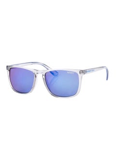 SHOCKWAVE Full-Rim Rectangular UV Protection Sunglasses - Blue