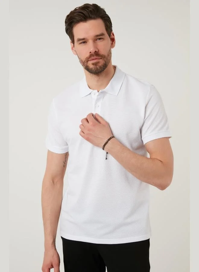 Buratti  Buratti Regular Fit Cotton Button-Down Polo Collar T-Shirt Men's POLO COLLAR T-SHIRT 5902326 for Men | Best Price UAE