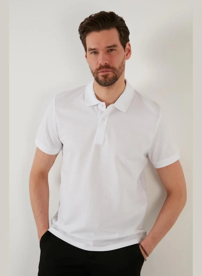 Buratti  Buratti Regular Fit Cotton Button-Down Polo Collar T-Shirt Men's POLO COLLAR T-SHIRT 5902326 for Men | Best Price UAE
