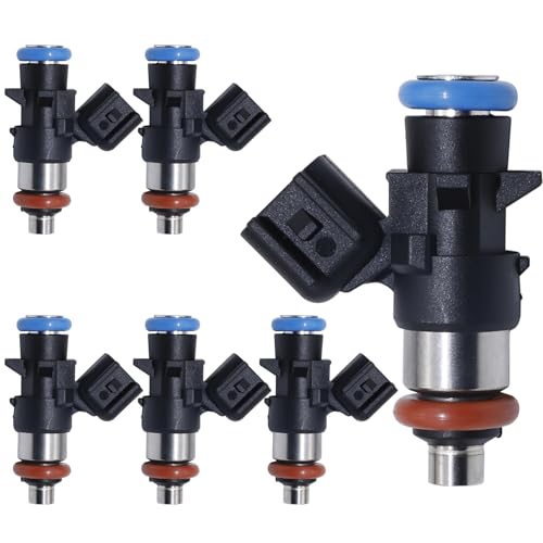 HENGCOOL 0280158233 4 Holes Fuel Injectors 62410 Compatible with Chrysler 200 300 36L 2011Up Journey Challenger Charger Durango Grand Caravan Grand Cherokee Wrangler JK - Image 1