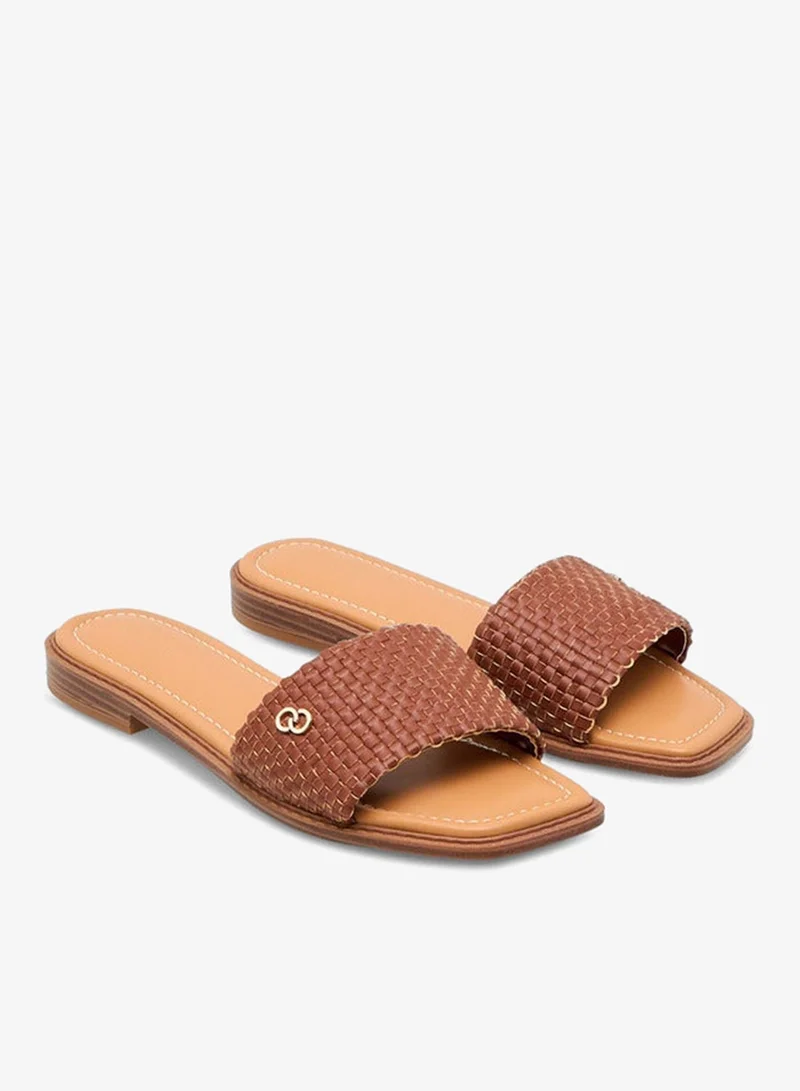 سيليست صنادل نسائية مسطحة سهلة الارتداء بنقوش