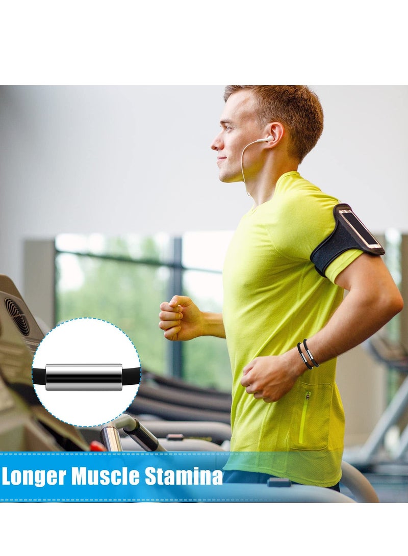 6 Pcs Magnetic Silicone Wristbands for Balance and Vertigo Relief, Unisex Sports Bracelets in 6 Colors - Image 4