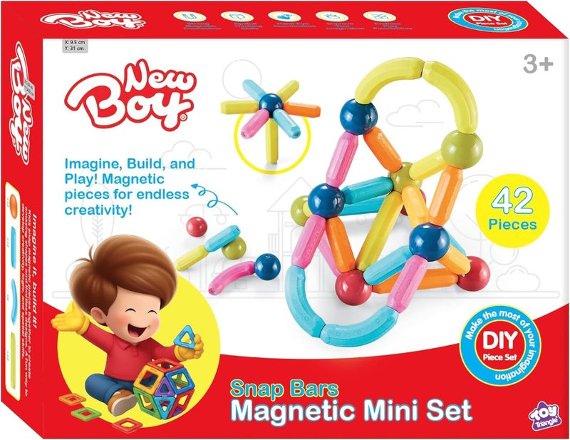 NewBoy Snap Bars Magnetic Mini Set (42pcs) - Image 1