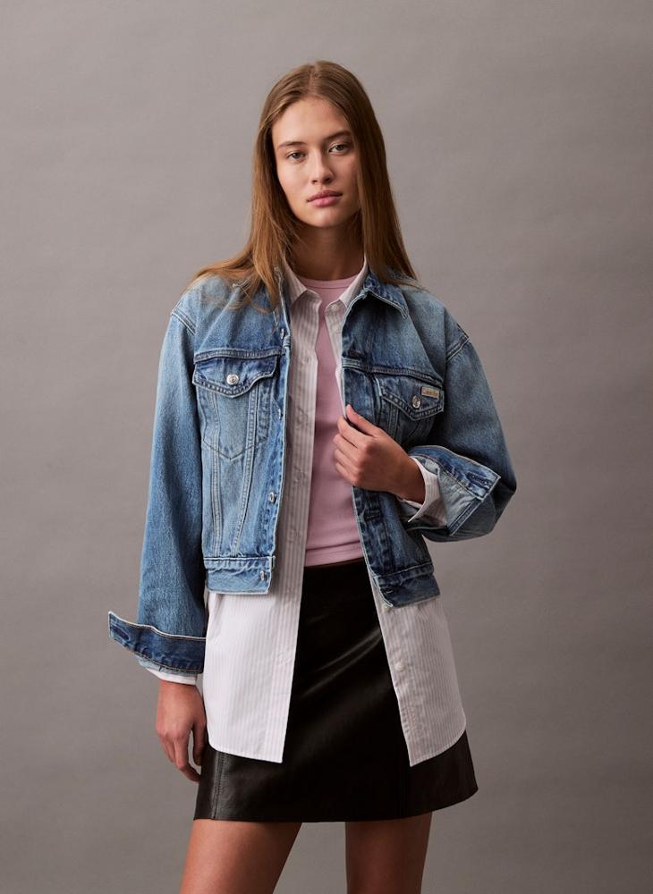 Calvin Klein Jeans Casual Denim Truker Jacket - Image 1
